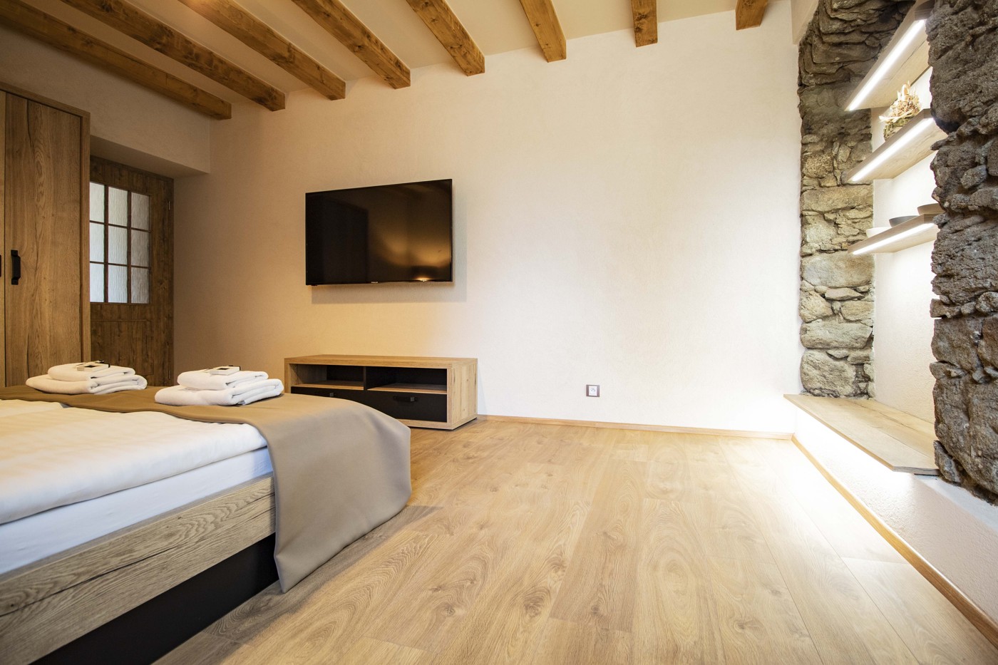 Apartmán „Svinenský potok“ č.1 se dvěma ložnicemi a s terasou